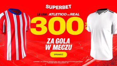 Bonus 300 na derby Madrytu u bukmachera Superbet!